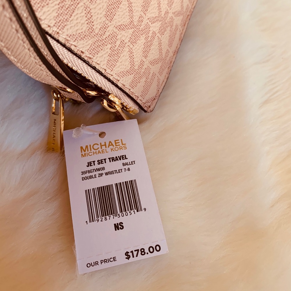 Michael Kors Jet Set Double Zip Wristlet - Picture 6 of 6